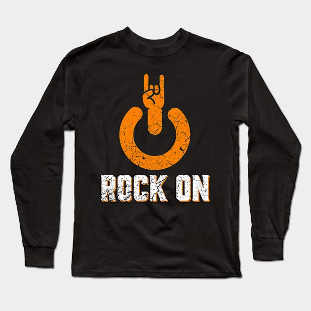 Rock On Long Sleeve T-Shirt by Mila46